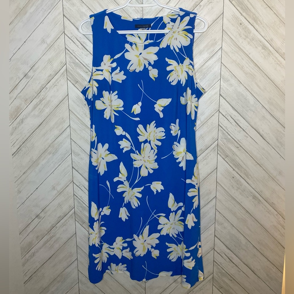 Tommy Hilfiger Blue Floral Maxi Dress